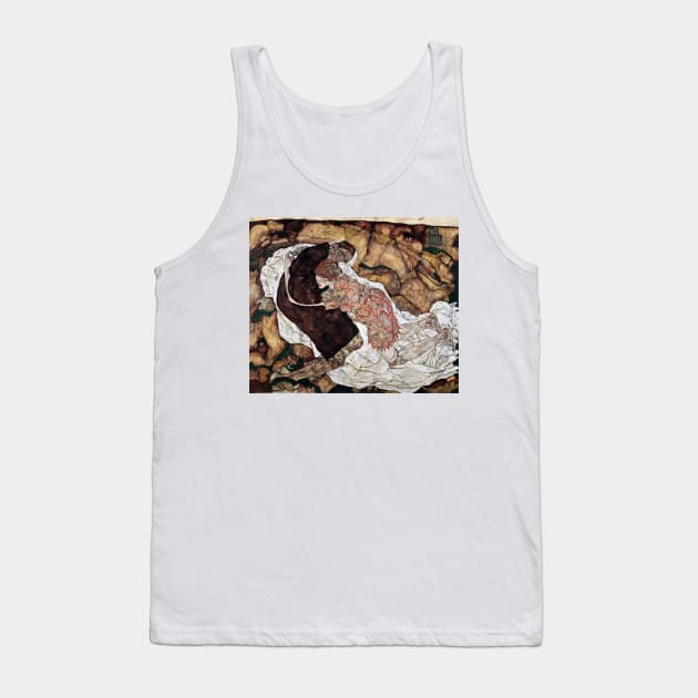 Egon Schiele Death and the Maiden Tank Top by pdpress